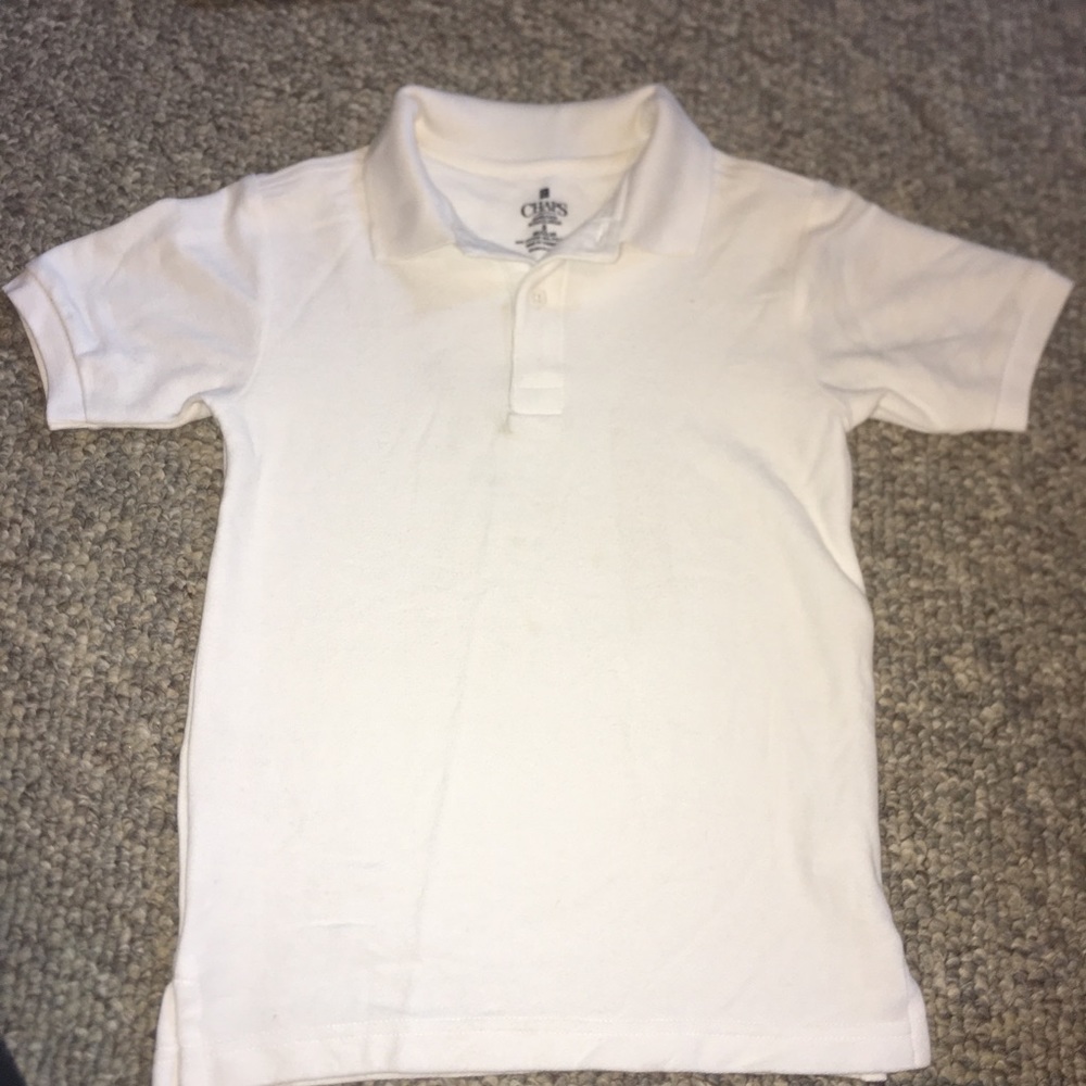 WHITE POLO TOP - LIKE NEW - check it out!